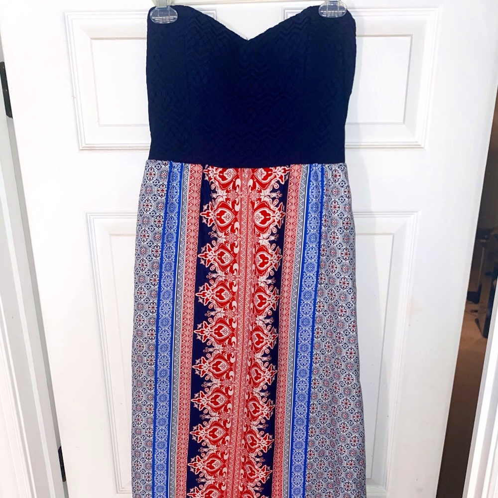 Strapless Maxi Dress Size:L